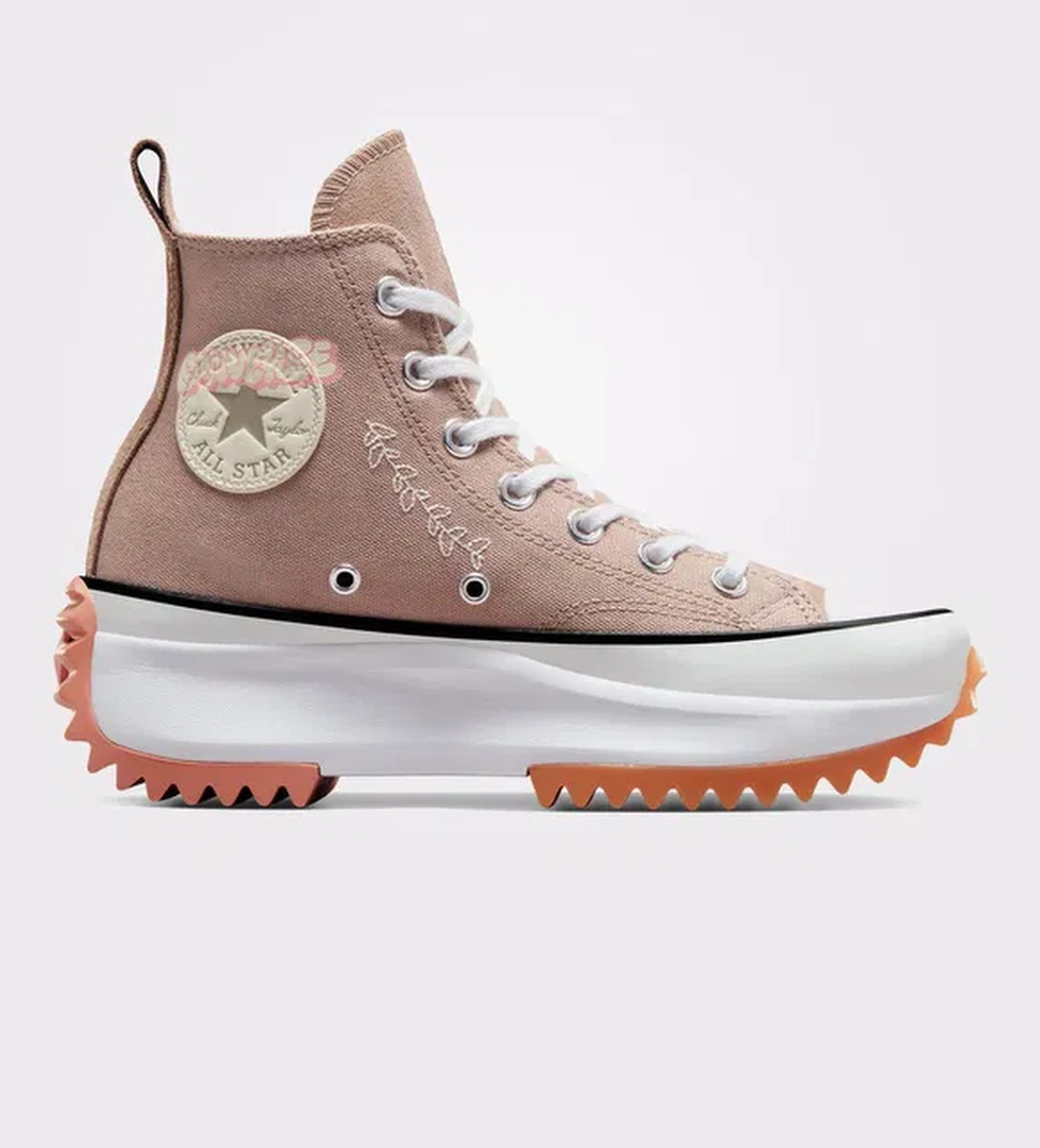 Converse Converse Run Star Hike Platform Scribble Unisex Bej Sneaker model görseli