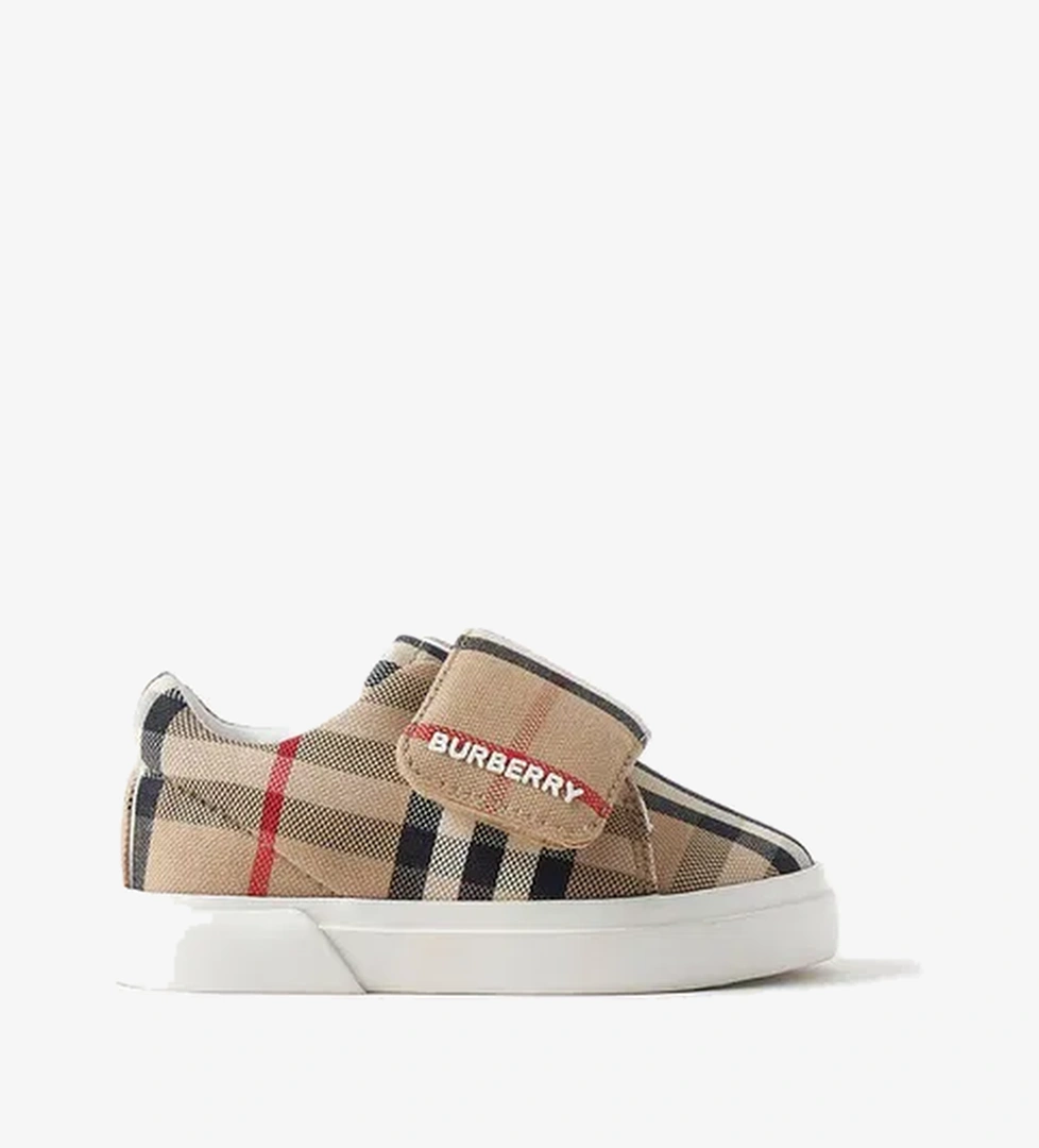 Burberry Burberry James Çocuk Bej Sneakers model görseli