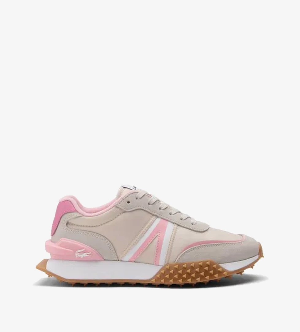 Lacoste L-Spin Deluxe Kadın Bej Sneaker