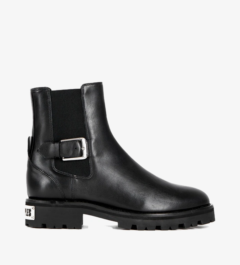 The Kooples The Kooples Siyah KADIN SİYAH Deri Bot Occasion'da! Siyah - 1. görsel