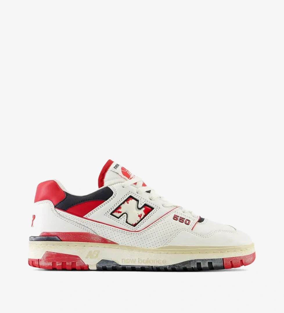 New Balance 550 Unisex Beyaz Spor Ayakkabı - Görsel 1