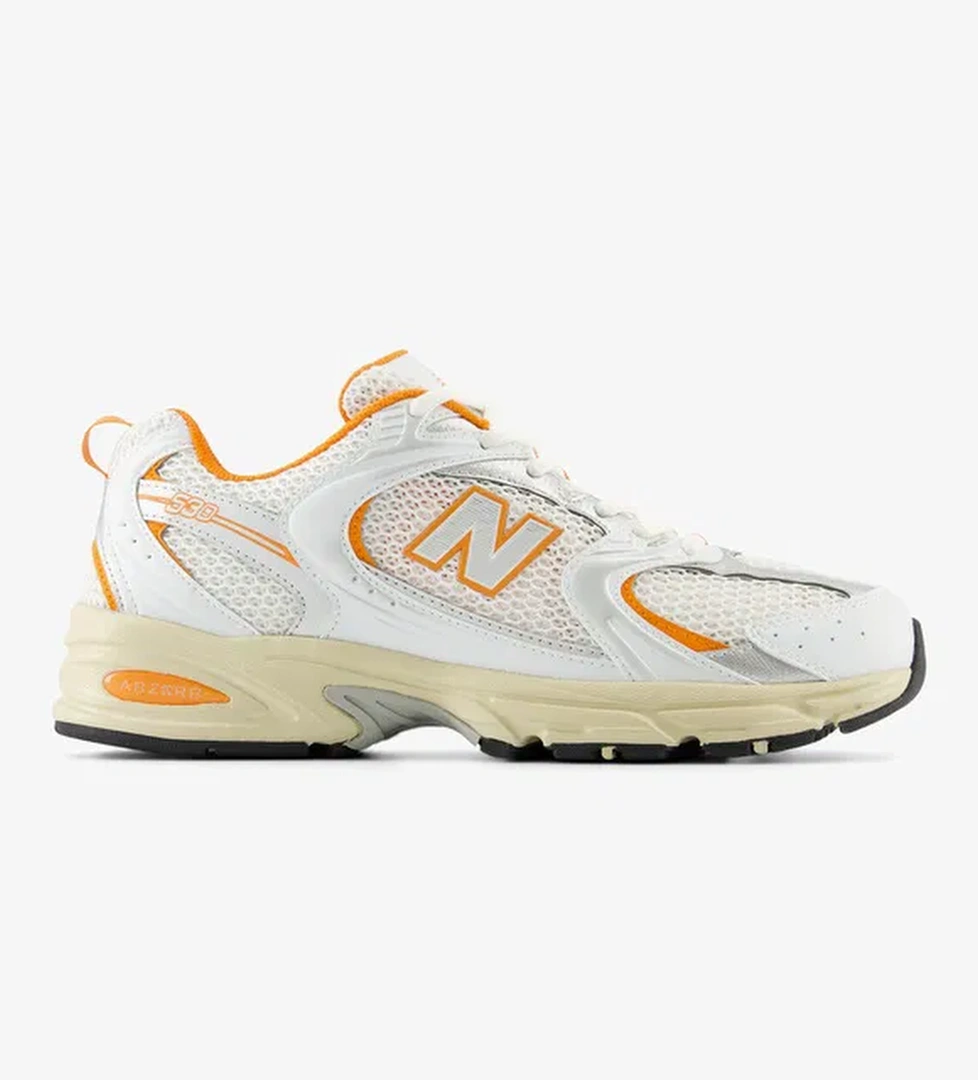 New Balance New Balance 530 Kadın Lifestyle Unisex Beyaz Turuncu/beyaz Spor Ayakkabı model görseli