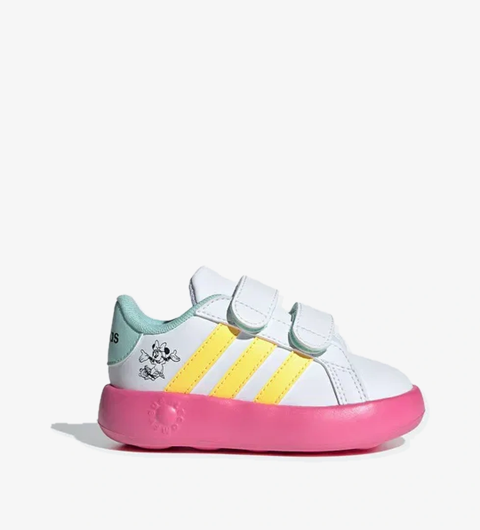 adidas Sportswear Grand Court Minnie Cf Bebek Beyaz Spor Ayakkabı - Görsel 1