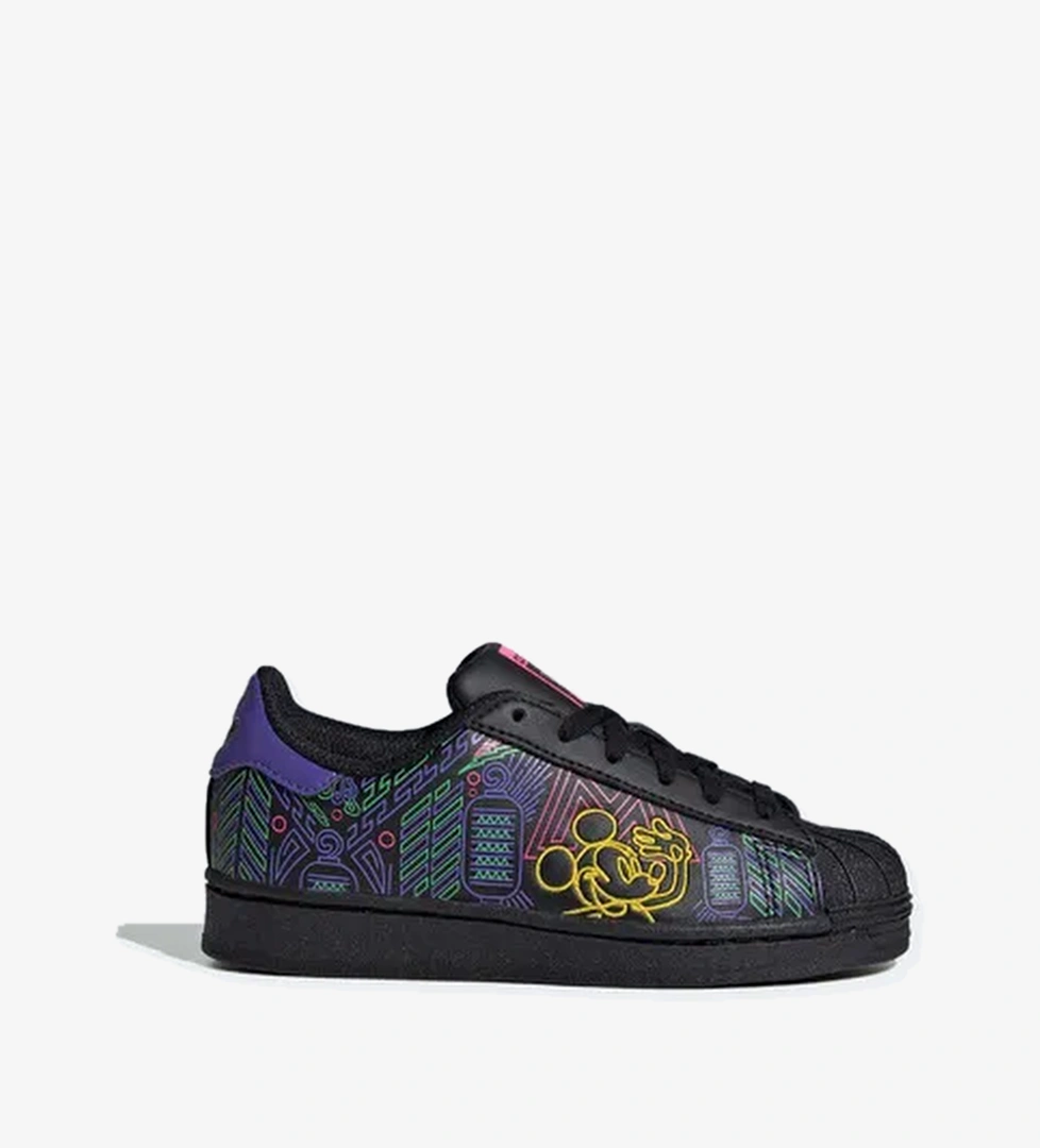 adidas Originals Superstar Çocuk Siyah Spor Ayakkabı - Görsel 1