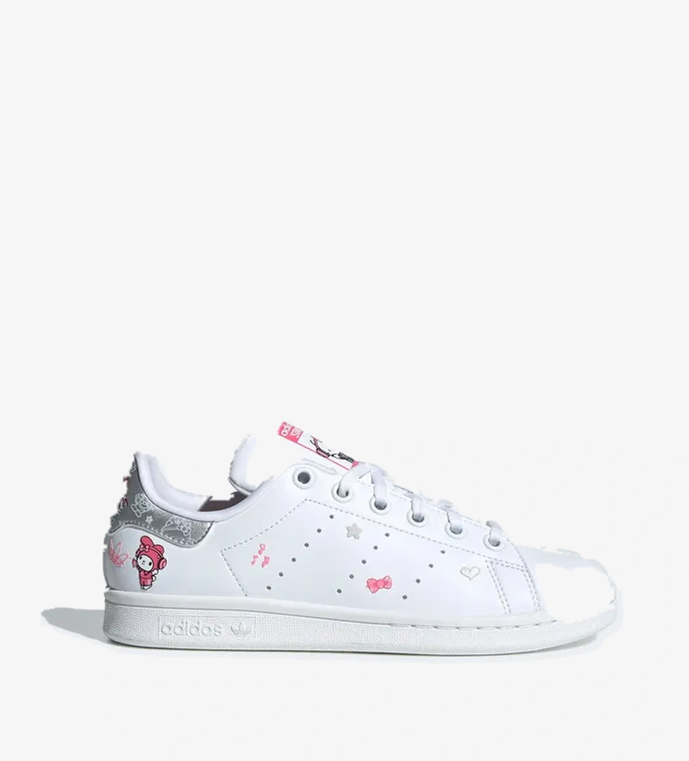 adidas Originals Stan Smith Çocuk Beyaz Spor Ayakkabı - Görsel 1