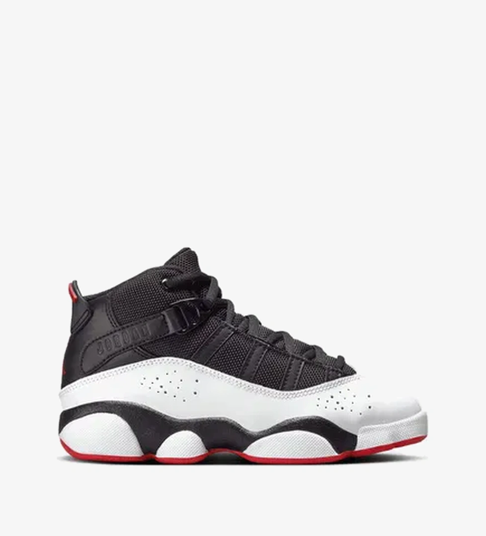 Jordan Jordan 6 Rings Çocuk Siyah/Kırmızı Spor Ayakkabı model görseli