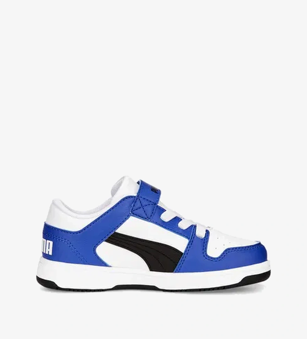 Puma Rebound Layup Lo Bantlı Çocuk Beyaz Spor Ayakkabı