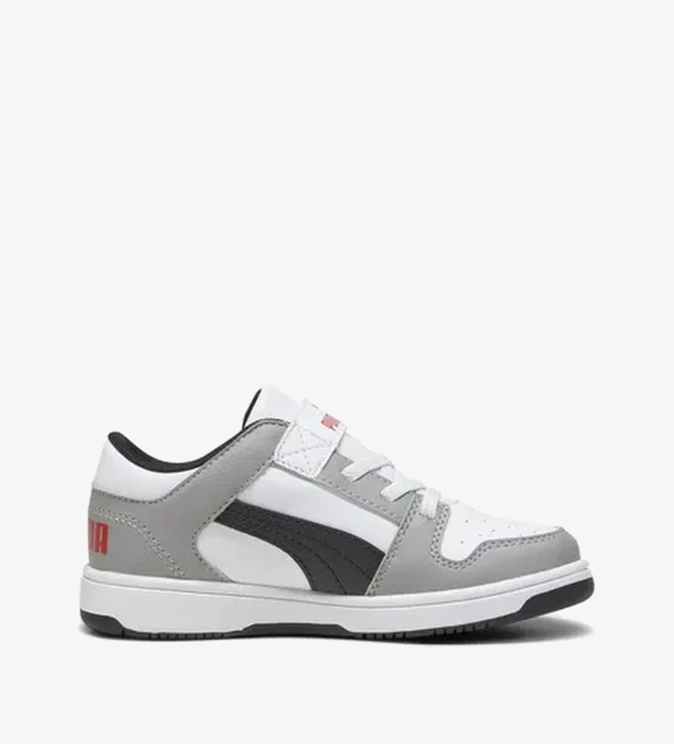 Puma Pm Rebound Layup Lo Sl Çocuk Gri Spor Ayakkabı