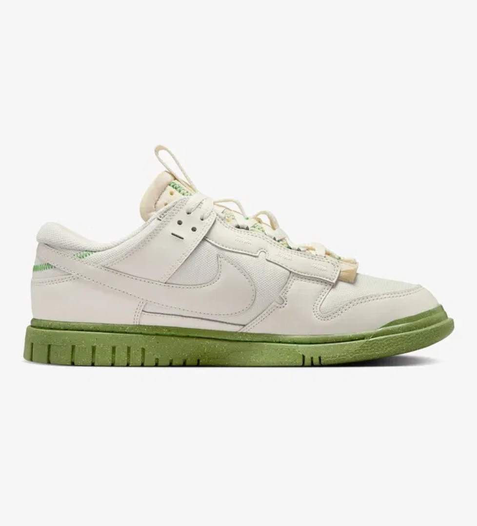 Nike Dunk Low Remastered Erkek Beyaz/Haki Spor Ayakkabı - Görsel 1