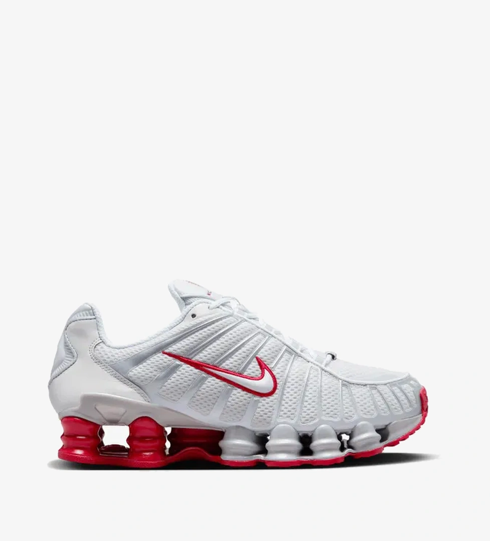 Nike Shox TL Sportswear Kadın Kırmızı/Beyaz Spor Ayakkabı - Görsel 1