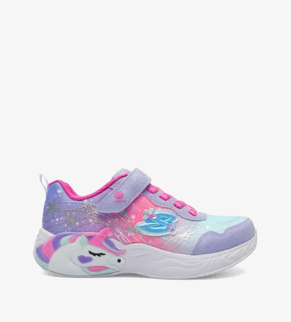 Skechers Unicorn Dreams Wishful Magi Çocuk Pembe Spor Ayakkabı - Görsel 1