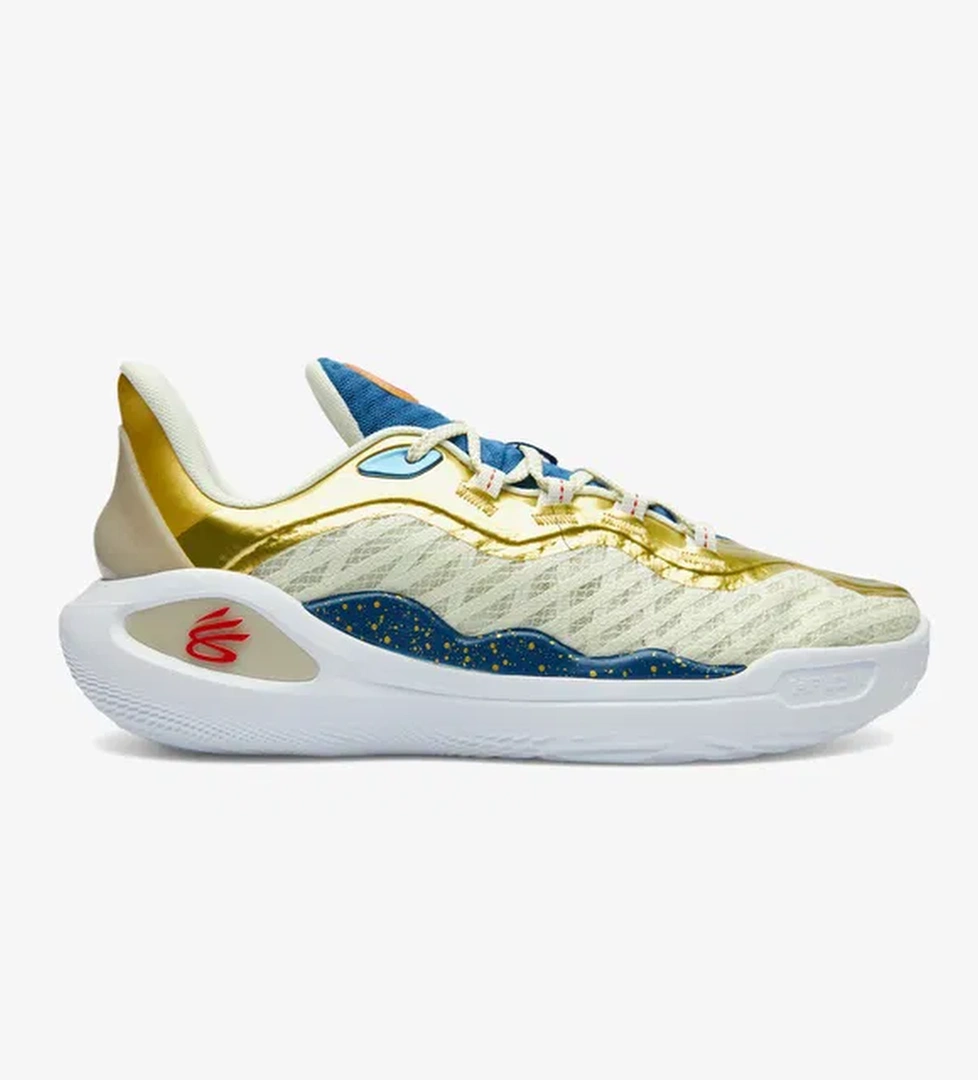 Under Armour Under Armour Curry 11 Champion Mindset Lace Regular Erkek Sarı Basketbol Ayakkabısı model görseli