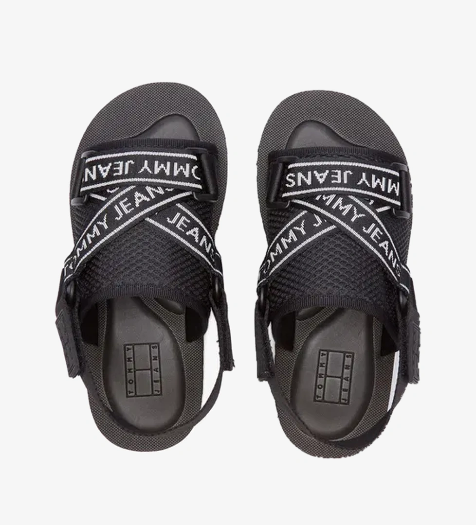 Tommy Jeans Premium Eva Kadın Siyah Sandalet - Görsel 1