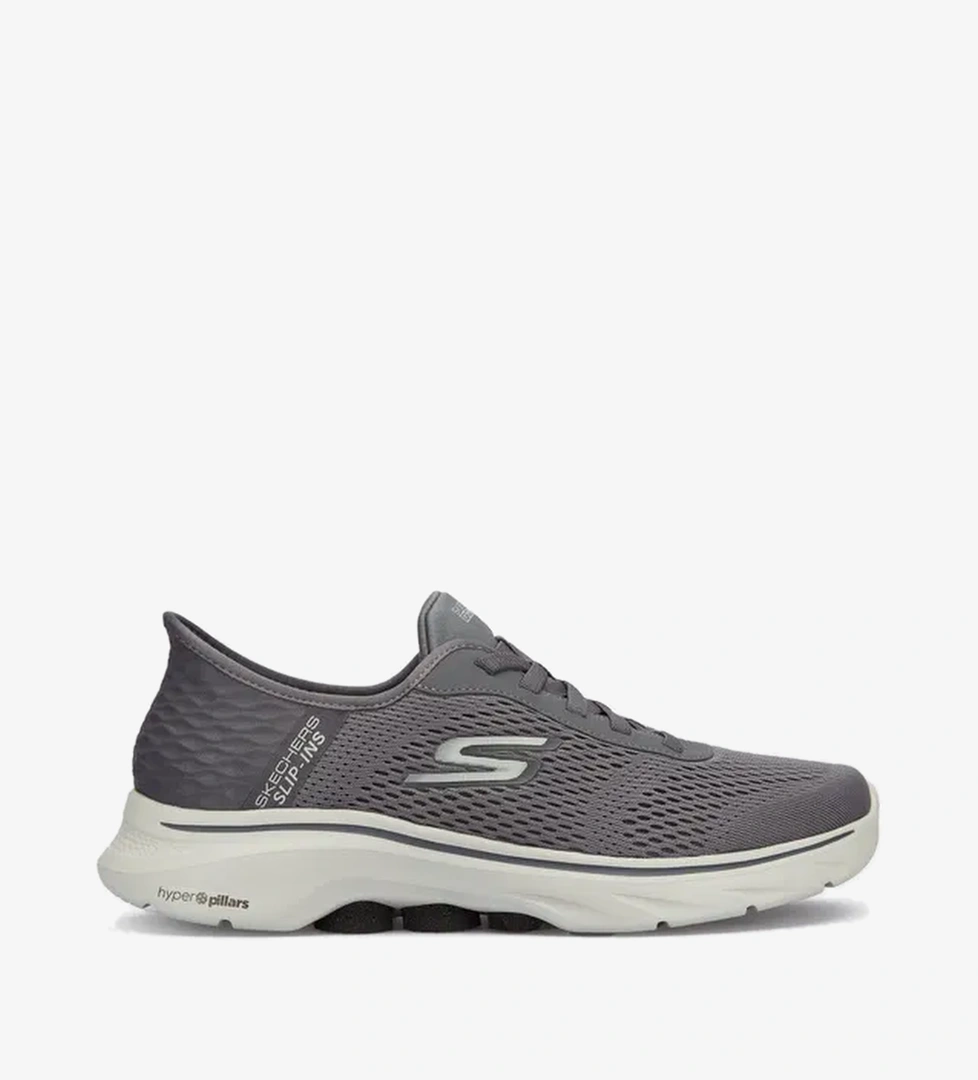 Skechers Skechers Go Slip-ins Gowalk Walk 7 Free Hand 2 Erkek Gri Yürüyüş Ayakkabısı model görseli