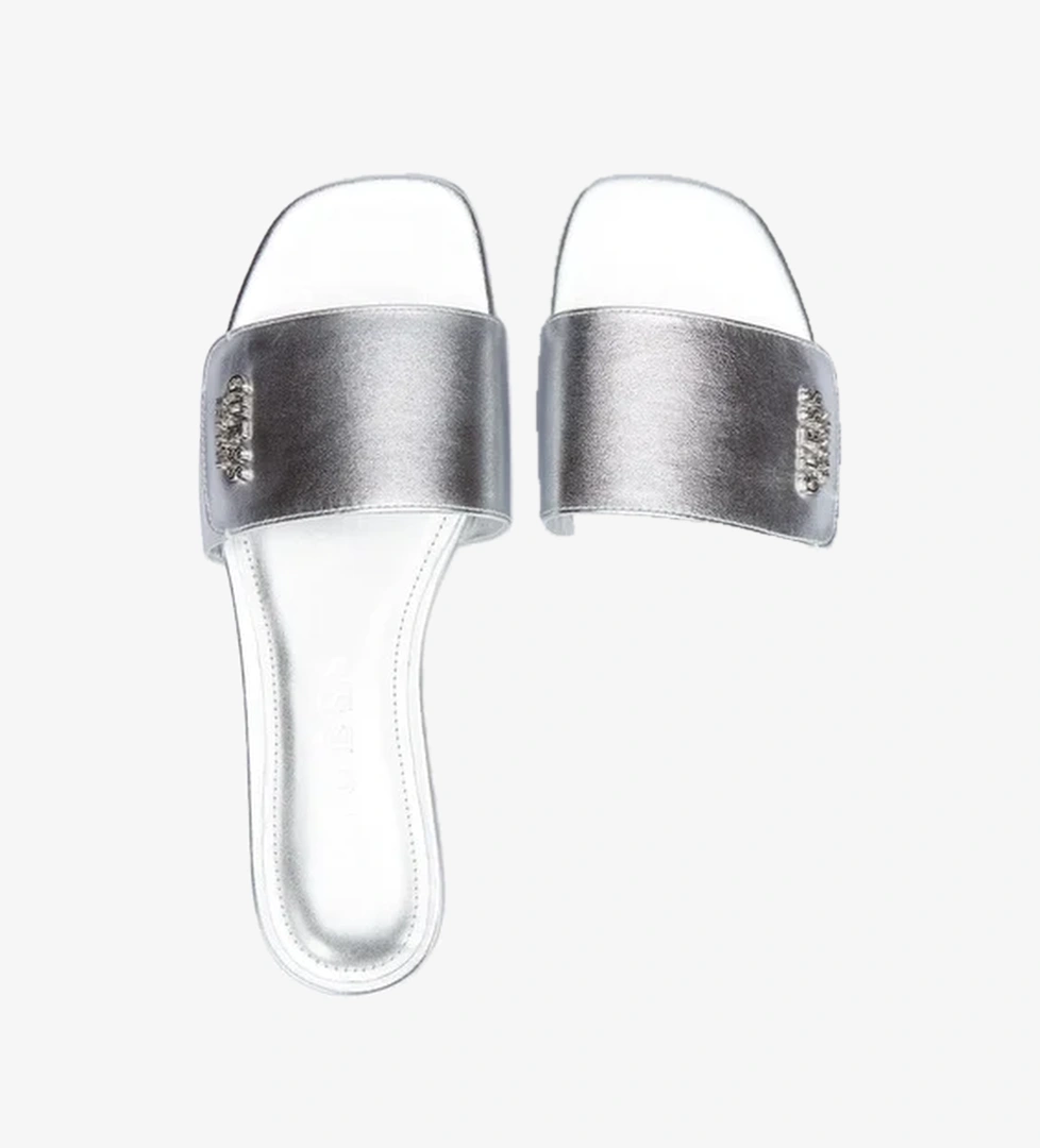 Guess Guess Kadın Gümüş Terlik Sandalet & Terlik | Occasion Gümüş - 1. görsel