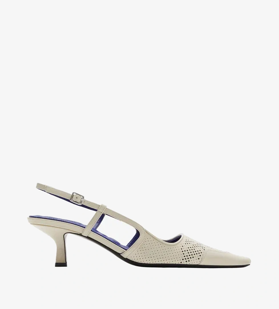 Burberry Kadın Krem Ayakkabı - Görsel 1