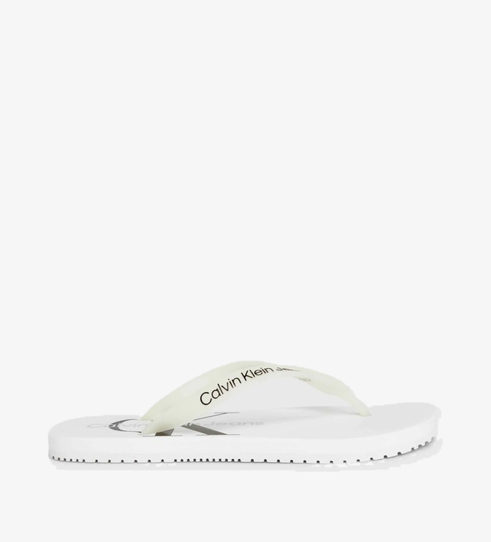 Calvin Klein Calvin Klein Jeans Delhi Kadın Beyaz Terlik Sandalet & Terlik | Occasion Beyaz - 1. görsel