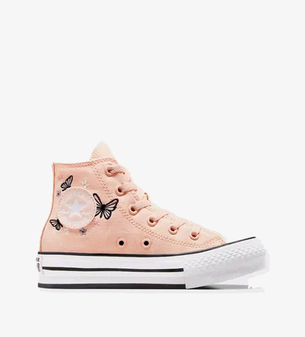 Converse Converse Chuck Taylor All Star Eva Lift Butterflies Çocuk Pembe Platform Sneaker model görseli