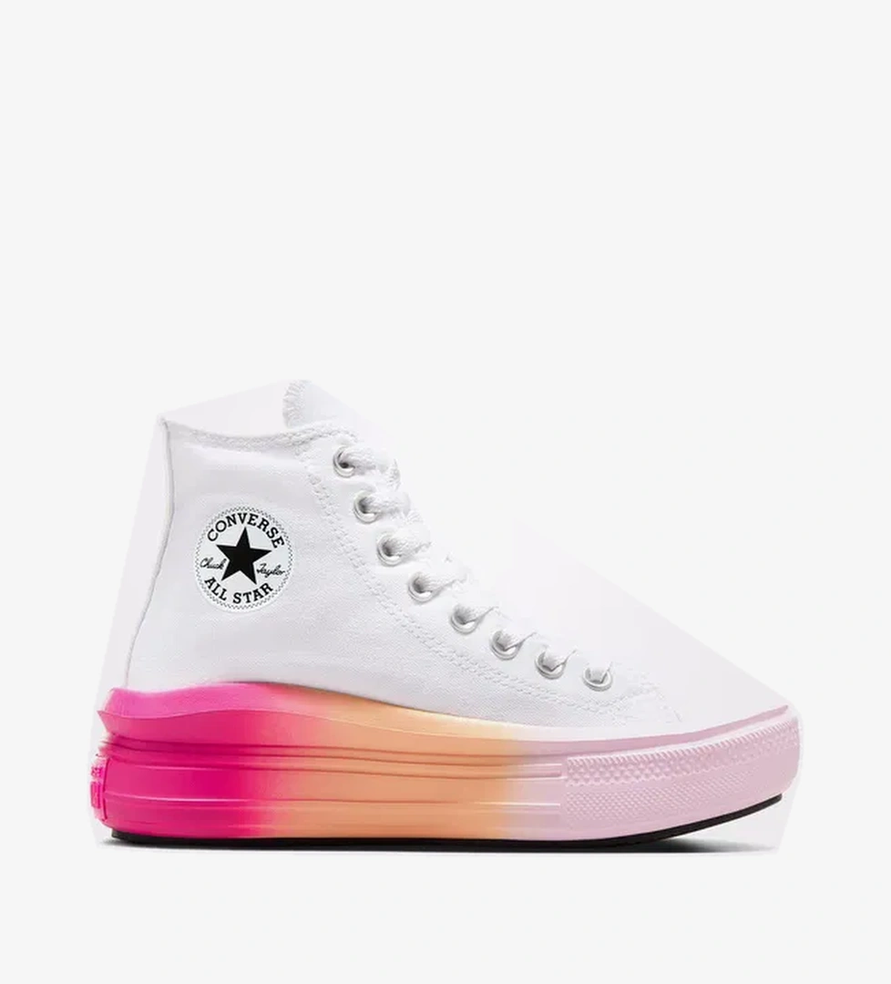 Converse Chuck Taylor All Star Move Çocuk Beyaz Platform Sneaker - Görsel 1
