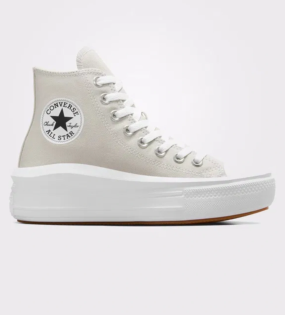 Converse Chuck Taylor All Star Move Unisex Gri Platform Sneaker