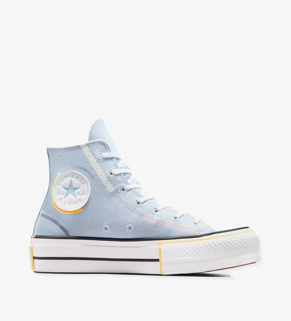 Converse Chuck Taylor All Star Lift Unisex Mavi Platform Sneaker - Görsel 1