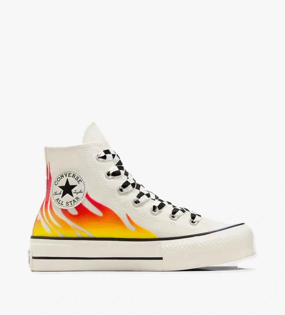 Converse Chuck Taylor All Star Lift Unisex Bej Platform Sneaker