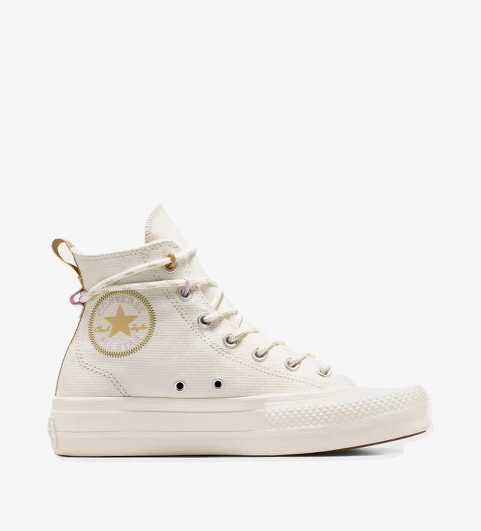 Converse Converse Chuck Taylor All Star Lift Unisex Bej Platform Sneaker model görseli