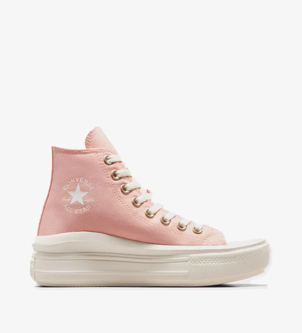 Converse Chuck Taylor All Star Move Unisex Pembe Platform Sneaker