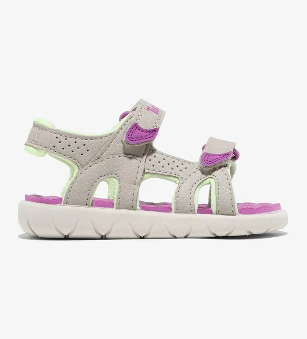 Timberland Backstrap Çocuk Krem Sandalet - Görsel 1