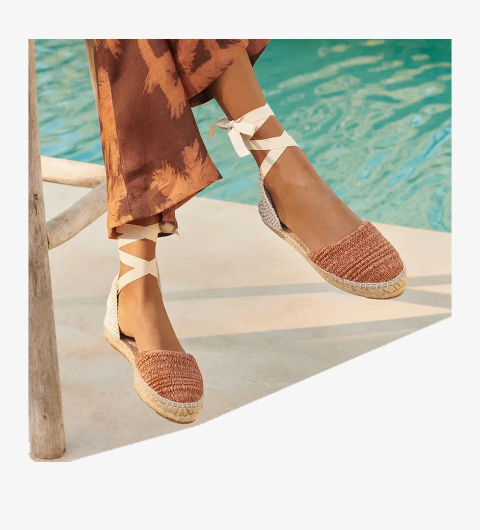 Manebi Kadın Turuncu Espadril