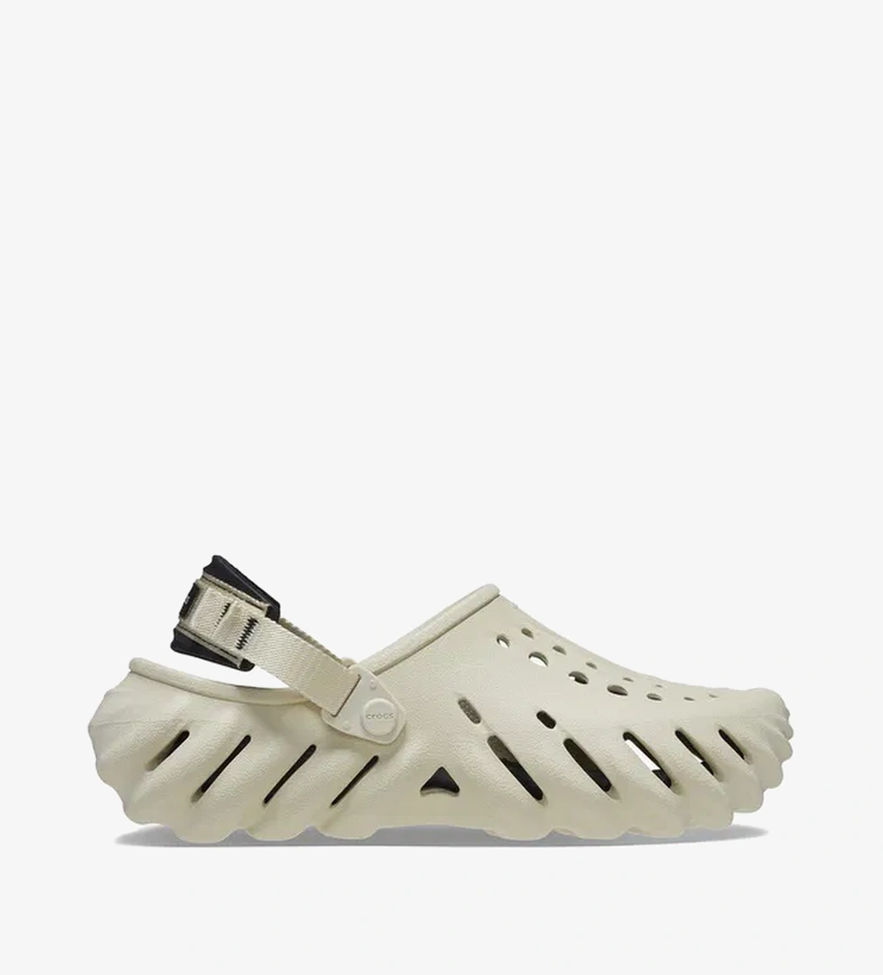 Crocs Echo Unisex Krem Terlik