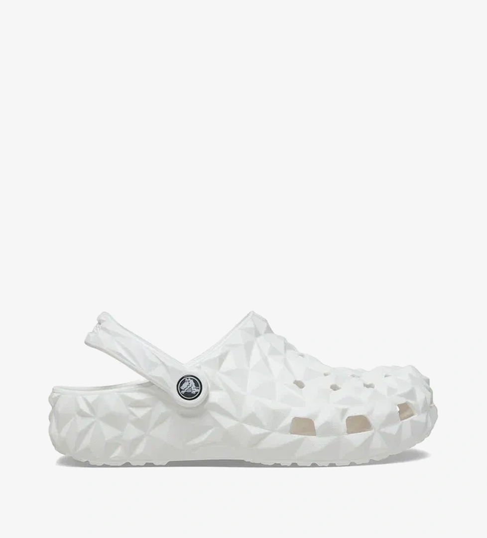 Crocs Classic Geometric Unisex Beyaz Terlik