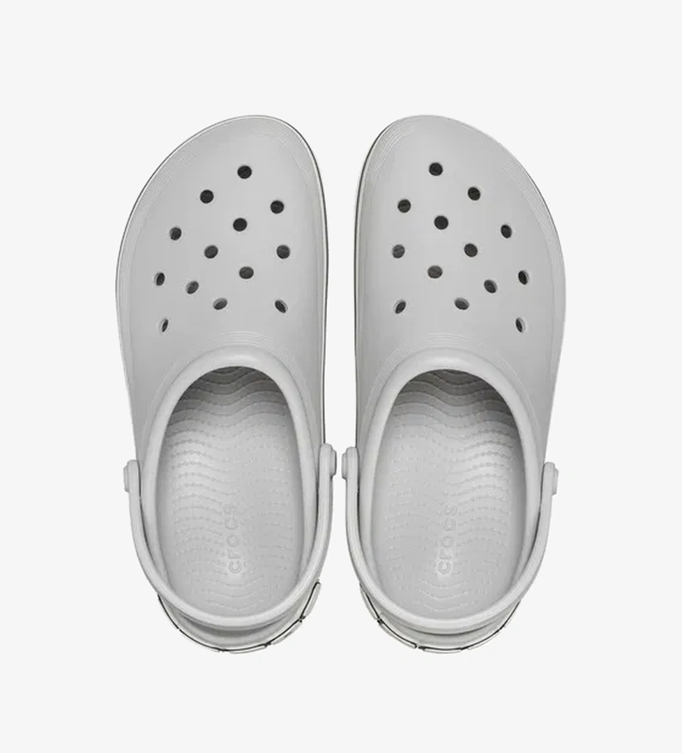 Crocs Off Court Logo Unisex Gri Terlik