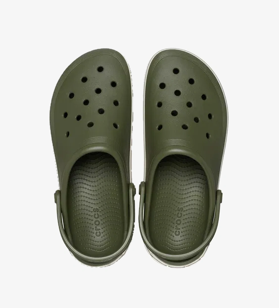 Crocs Off Court Logo Unisex Haki Terlik