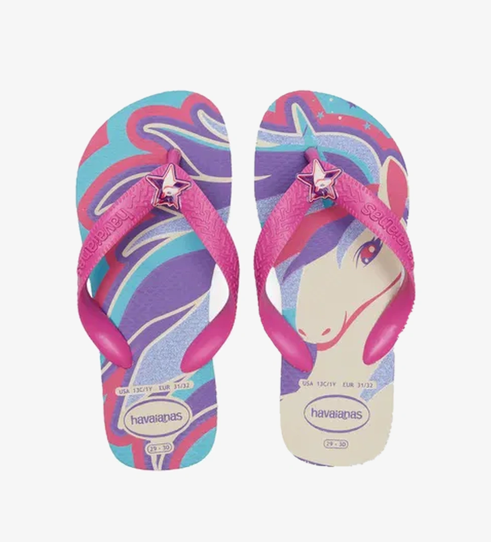 Havaianas Fantasy Çocuk Bej Terlik - Görsel 1