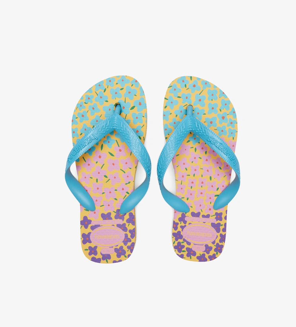 Havaianas Flores Çocuk Sarı Terlik
