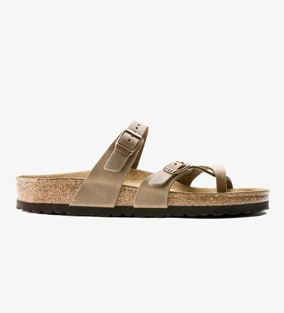 Birkenstock Mayari Leoi Kadın Kahverengi Terlik - Görsel 1
