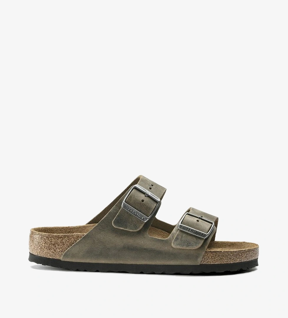 Birkenstock Birkenstock Arizona Sfb Leoi Erkek Haki Terlik Occasion'da! Haki - 1. görsel