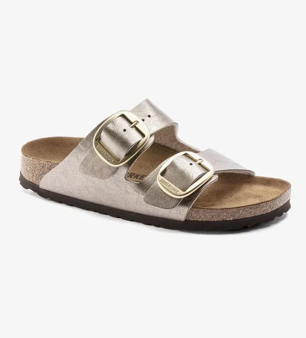 Birkenstock Arizona Big Buckle Bf Graceful Kadın Krem Terlik - Görsel 1