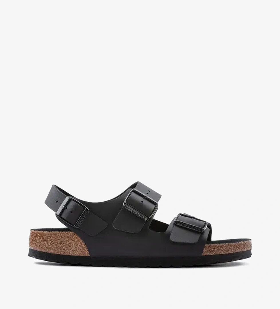 Birkenstock Milano Bf Triples Erkek Siyah Sandalet