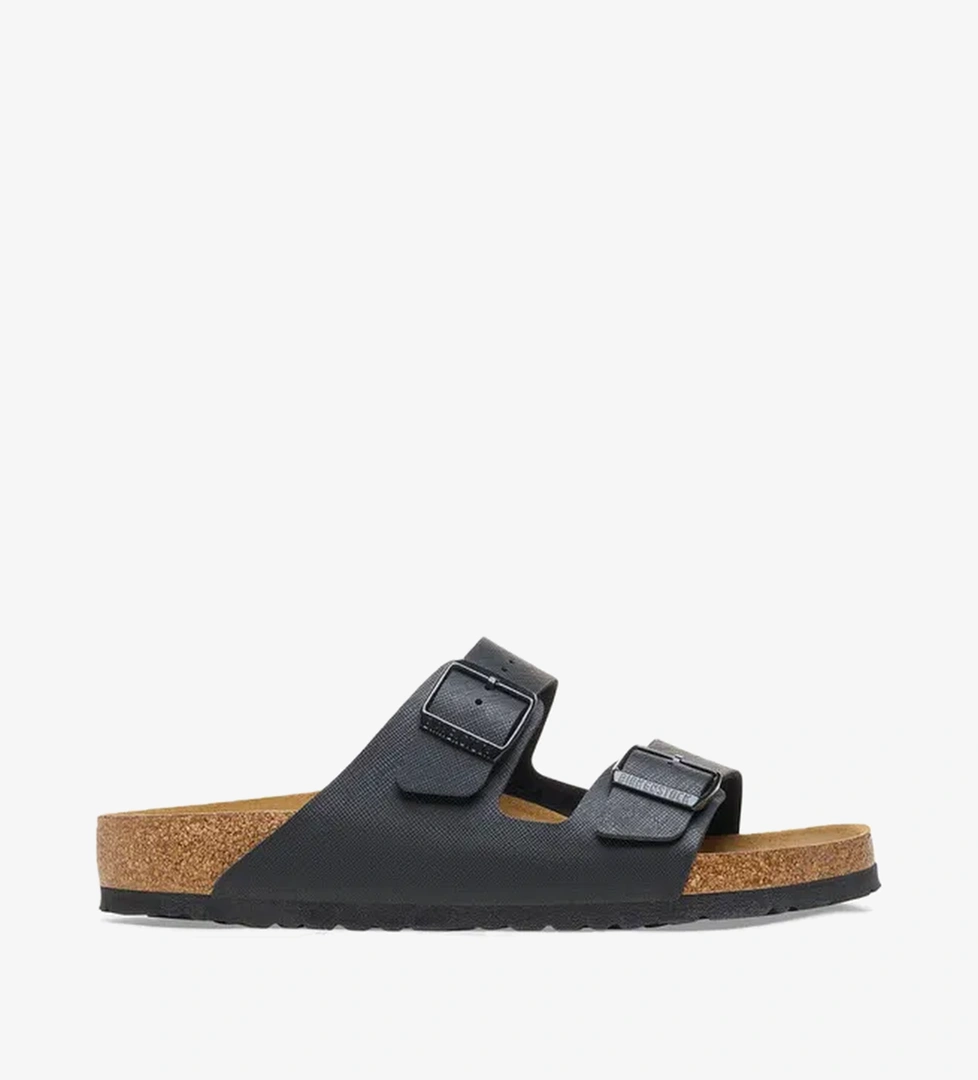 Birkenstock Arizona Bf Saffiano Erkek Siyah Terlik