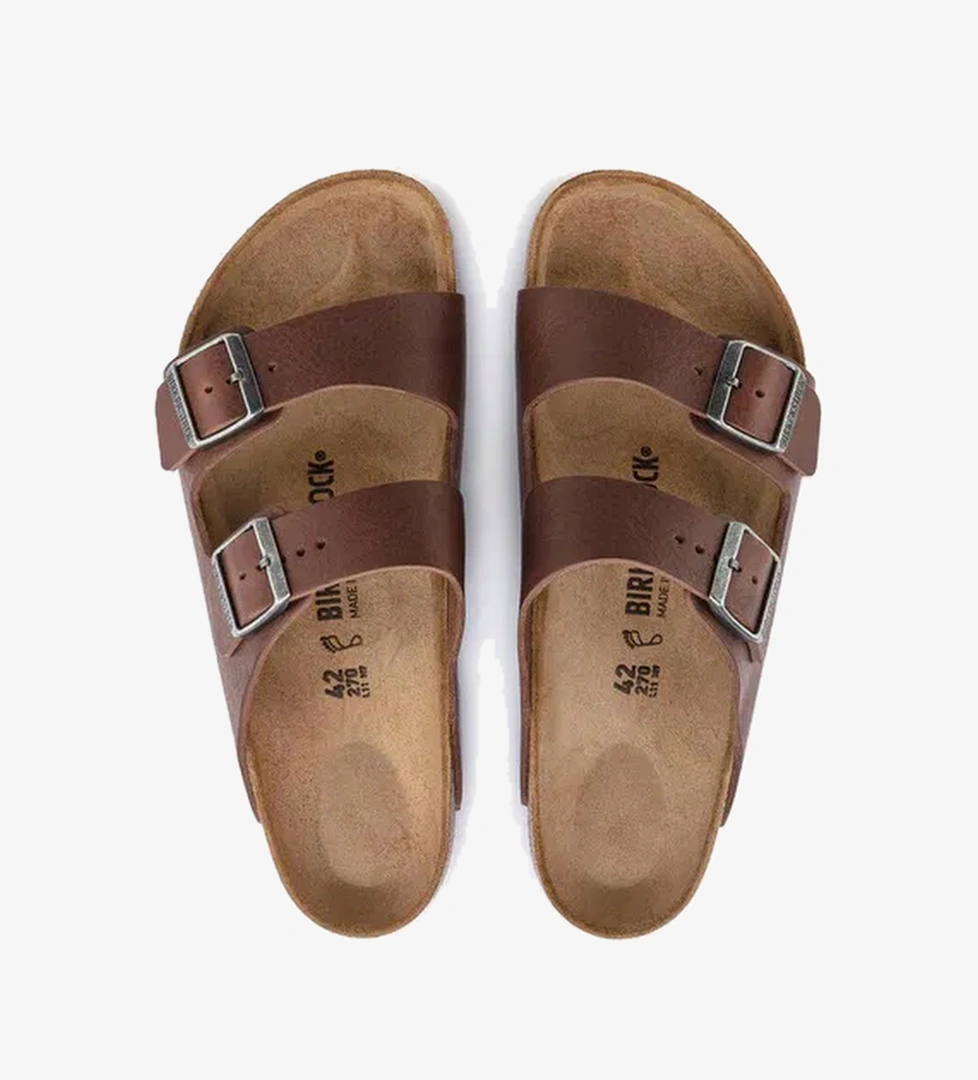 Birkenstock Birkenstock Arizona Nl Vintage Wood Erkek Kahverengi Terlik model görseli
