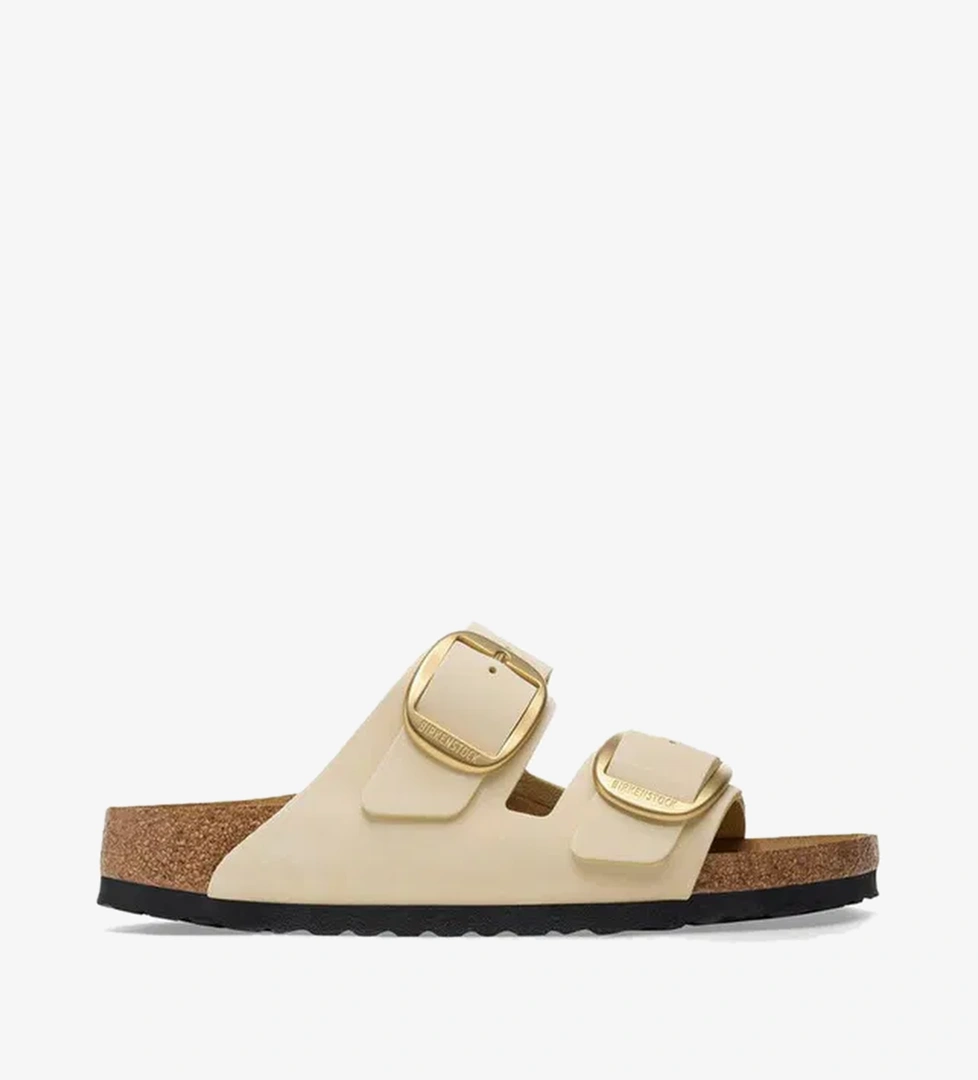 Birkenstock Arizona Big Buckle Nu Kadın Krem Terlik