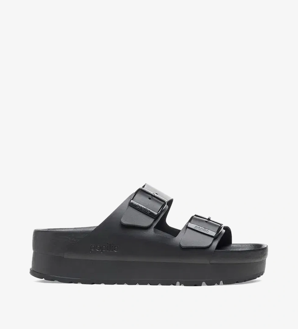 Birkenstock Arizona Platform Flex Kadın Siyah Terlik - Görsel 1