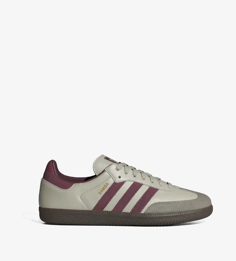 adidas Samba Og Erkek Gri Spor Ayakkabı - Görsel 1