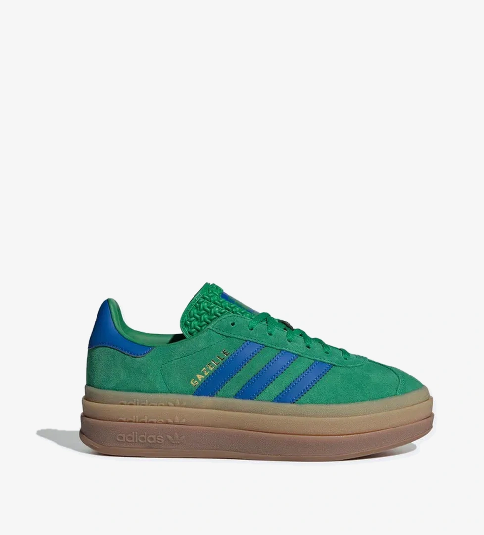 adidas Gazelle Bold W Kadın Yeşil Spor Ayakkabı - Görsel 1