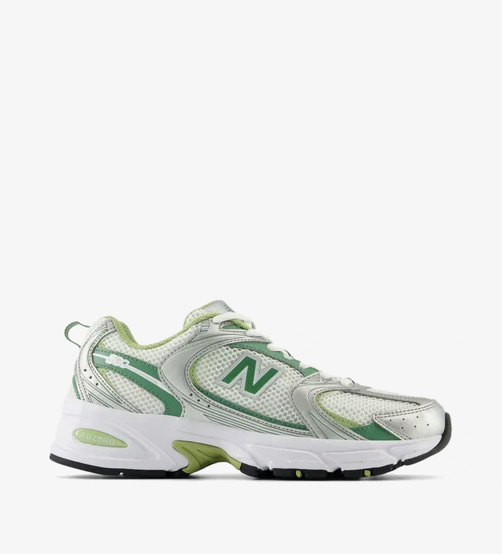 New Balance 530 Unisex Yeşil Beyaz Spor Ayakkabı - Görsel 1