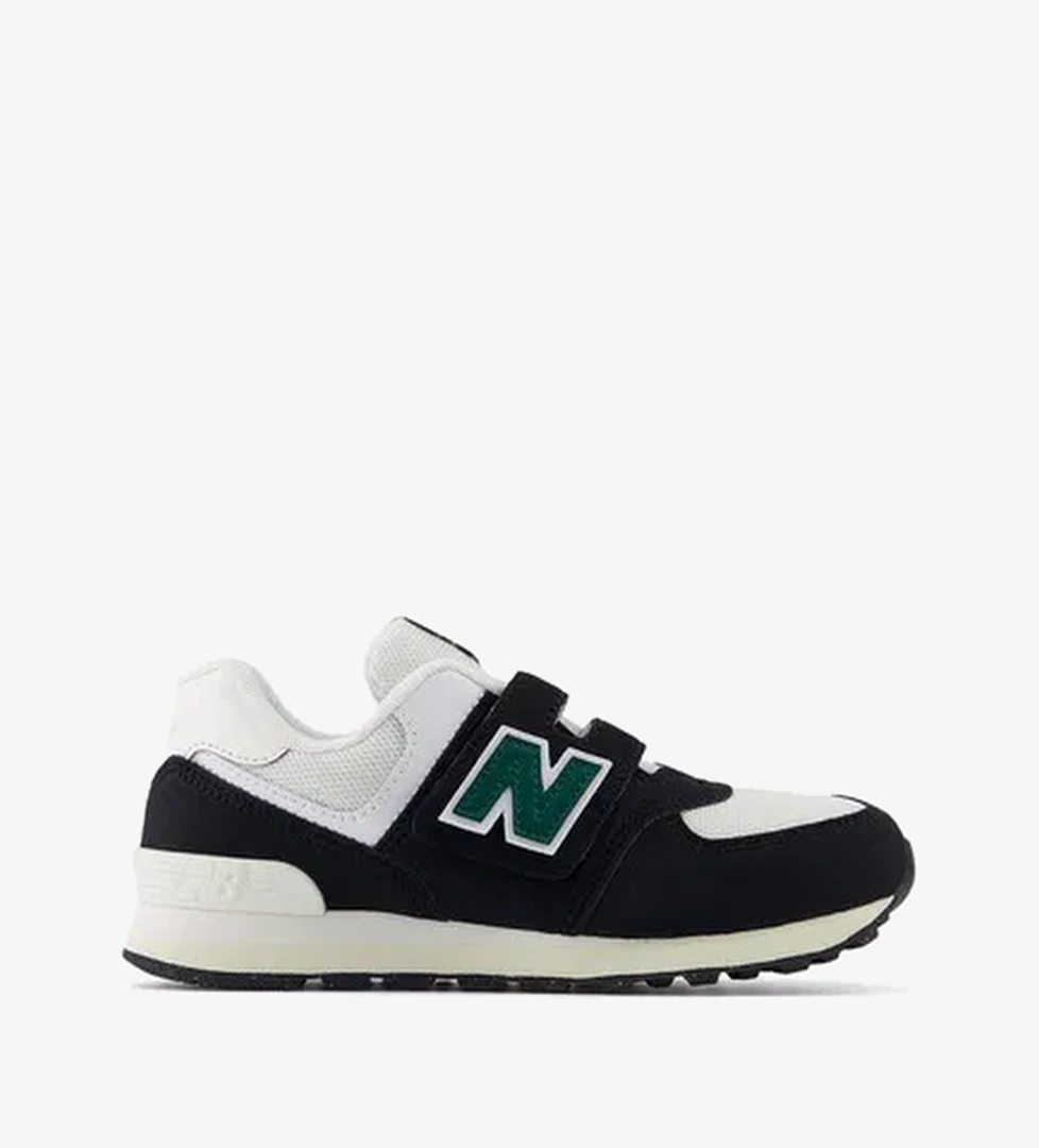 New Balance 574 Siyah Çocuk Spor Ayakkabı - Görsel 1