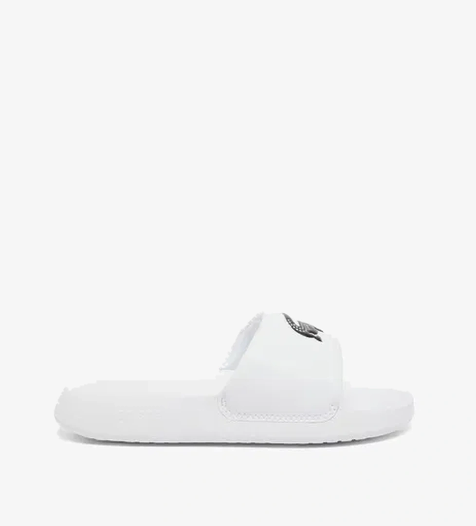 Lacoste Serve Slide 1.0 Çocuk Beyaz Terlik - Görsel 1