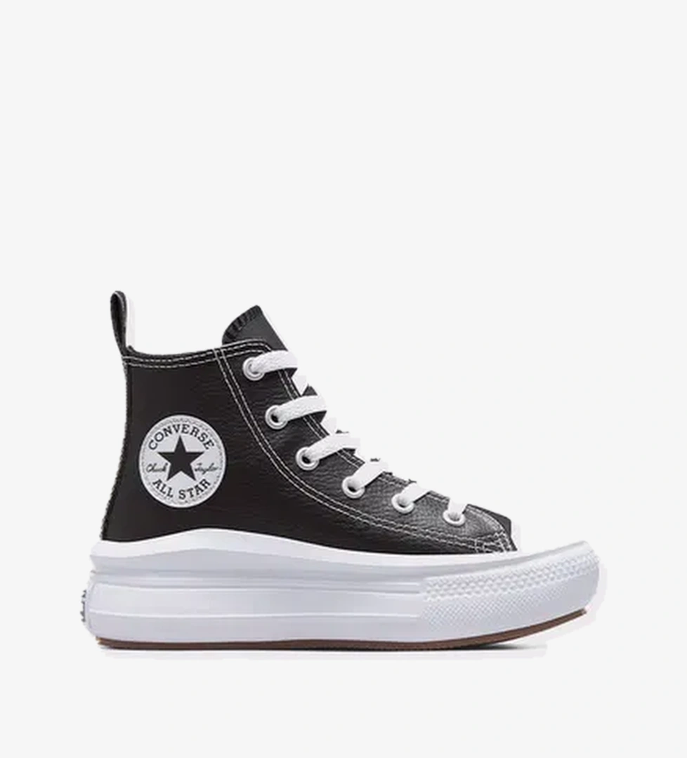 Converse Converse Chuck Taylor All Star Move Platform Çocuk Siyah Deri Sneaker model görseli